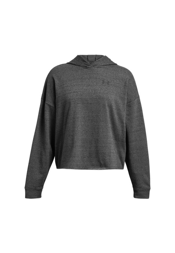 Bluza Kobieta Under Armour Rival Terry szary. Kolor: szary, wielokolorowy, czarny. Sport: fitness