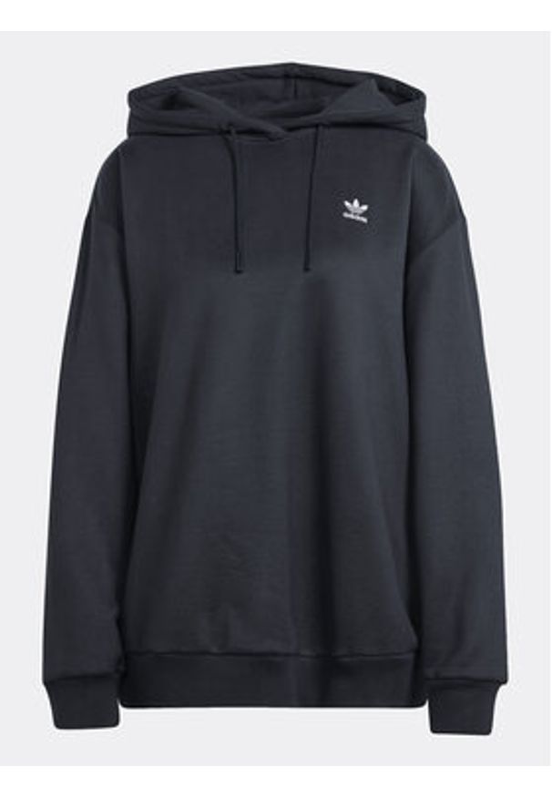 Adidas - adidas Bluza adicolor Trefoil IU2409 Czarny Oversize. Kolor: czarny. Materiał: bawełna, syntetyk