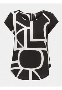 only - ONLY Bluzka Vic 15161116 Czarny Regular Fit. Kolor: czarny. Materiał: syntetyk #3