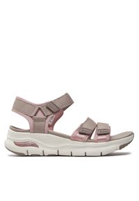 skechers - Sandały Skechers. Kolor: beżowy