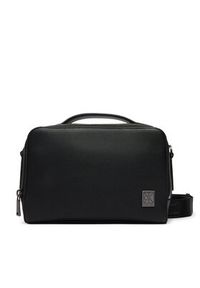 Calvin Klein Saszetka Emblem Hw Camera Bag LV04D3291G Czarny. Kolor: czarny. Materiał: skóra #4