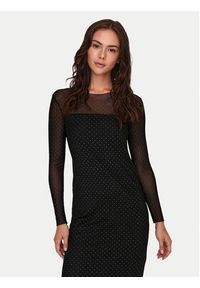 JDY Sukienka codzienna Elsa 15335584 Czarny Regular Fit. Okazja: na co dzień. Kolor: czarny. Materiał: syntetyk. Typ sukienki: proste. Styl: casual #4