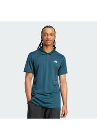 Adidas - Koszulka Tennis Climacool FreeLift Polo. Typ kołnierza: polo. Kolor: niebieski. Technologia: ClimaCool (Adidas). Sport: tenis