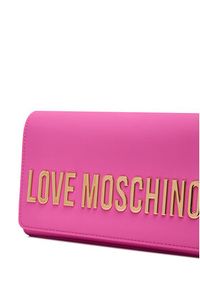 Love Moschino - LOVE MOSCHINO Torebka JC4103PP1OKD0604 Różowy. Kolor: różowy. Materiał: skórzane #5