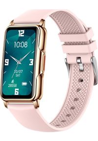 Smartwatch Rubicon RNCF04 Różowy. Rodzaj zegarka: smartwatch. Kolor: różowy #1