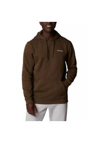 columbia - Bluza turystyczna męska Columbia Csc Basic Logo II Hoodie z kapturem. Typ kołnierza: kaptur. Kolor: zielony. Materiał: materiał. Sport: turystyka piesza