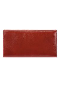 Wittchen - Damski portfel ze skóry z herbem duży ceglasty. Kolor: czerwony. Materiał: skóra #3