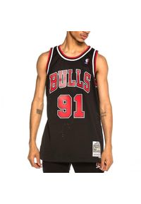 Koszulka do koszykówki Mitchell & Ness Chicago Bulls NBA Swingman Dennis Rodman. Kolor: czarny. Sport: koszykówka