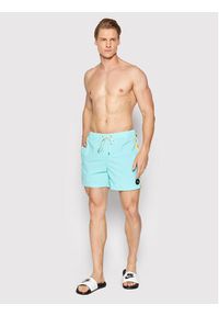 Quiksilver Szorty kąpielowe Ocean Beach Please 16" EQYJV03851 Niebieski Regular Fit. Kolor: niebieski. Materiał: syntetyk