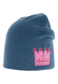 Czapka przejściowa dla dziewczynki Viking Elza. Kolor: niebieski. Sezon: zima. Styl: sportowy #1
