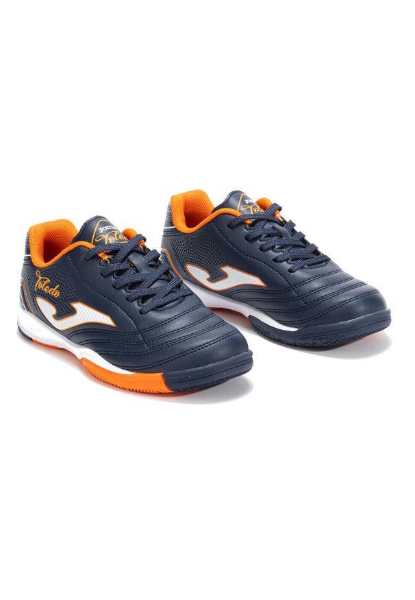 Buty halowe dziecięce Joma Toledo IN. Kolor: niebieski. Sport: piłka nożna