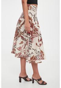 Marella Sport - Spódnica lniana ze wzorem MLSOSPITE MARELLA SPORT. Materiał: len. Styl: sportowy #4