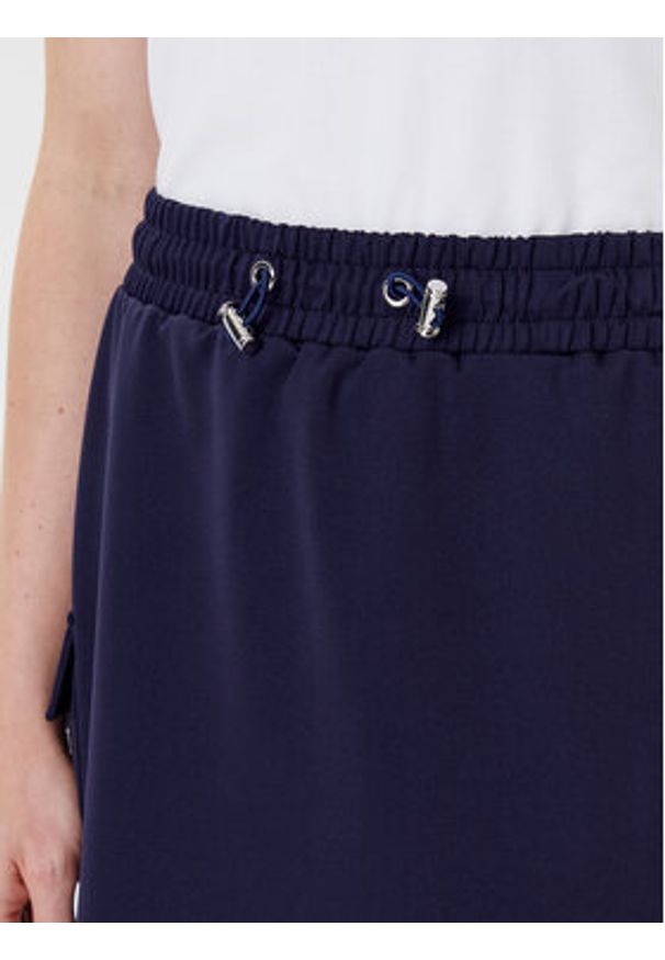 Guess Spódnica mini V5YD04 KCX42 Granatowy Regular Fit. Kolor: niebieski. Materiał: syntetyk