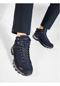 CMP Trekkingi Rigel Mid Trekking Shoes Wp 3Q12947 Granatowy. Kolor: niebieski. Materiał: skóra, zamsz. Sport: turystyka piesza #7
