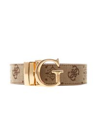 Guess - GUESS Beżowy pasek damski Calista H30. Kolor: beżowy #4