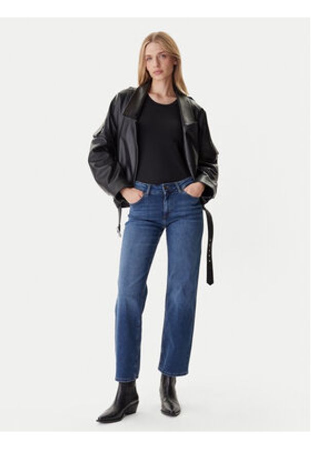 only - ONLY Jeansy Blush 15344167 Granatowy Straight Fit. Kolor: niebieski
