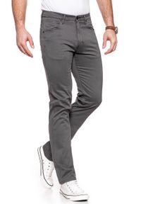 Wrangler - WRANGLER SPODNIE MĘSKIE ARIZONA GREY LAKE W12OEY27X. Materiał: materiał #5