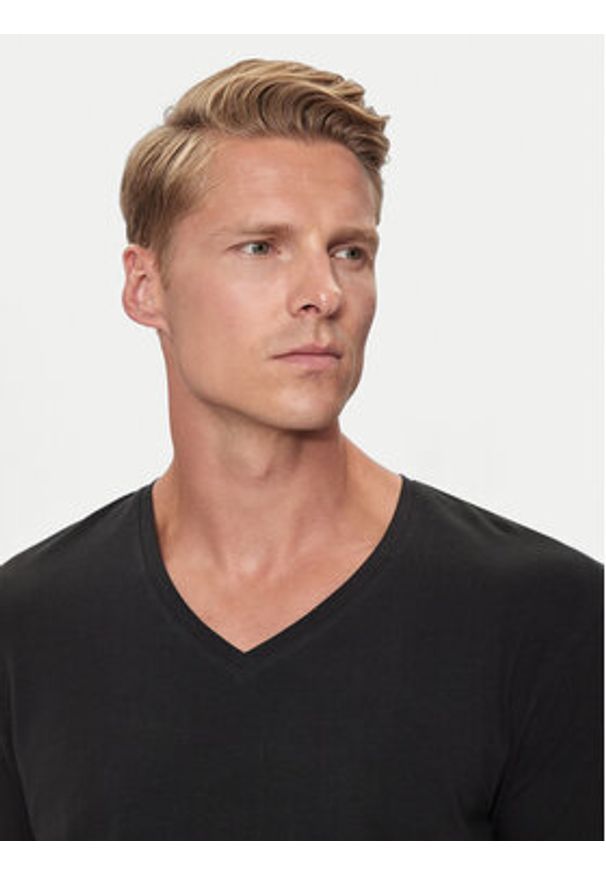 Pierre Cardin Komplet 2 t-shirtów 29991.000.9000 Czarny Modern Fit. Kolor: czarny. Materiał: bawełna