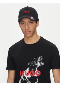 Hugo - HUGO Czapka z daszkiem Jude 50533410 Czarny. Kolor: czarny. Materiał: bawełna #5