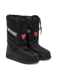Love Moschino - LOVE MOSCHINO Śniegowce JA24032G0NISA000 Czarny. Kolor: czarny. Materiał: materiał #6
