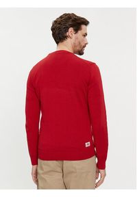 Aeronautica Militare Sweter 241MA1488L506 Czerwony Slim Fit. Kolor: czerwony. Materiał: bawełna #4