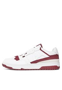 TOMMY HILFIGER - Tommy Hilfiger Sneakersy Th Basket Street Lth FM0FM04874 Biały. Kolor: biały. Materiał: skóra