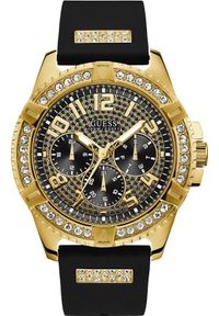 Zegarek Guess Zegarek męski Guess W1132G1 CYRKONIE czarny. Kolor: czarny #1