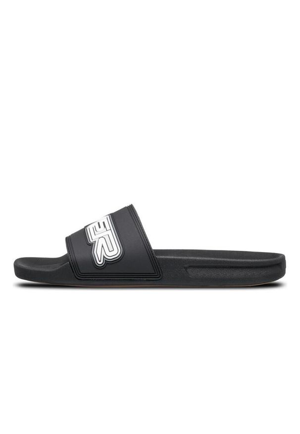 Klapki męskie Quiksilver Rivi Wordmark Slide II. Kolor: czarny