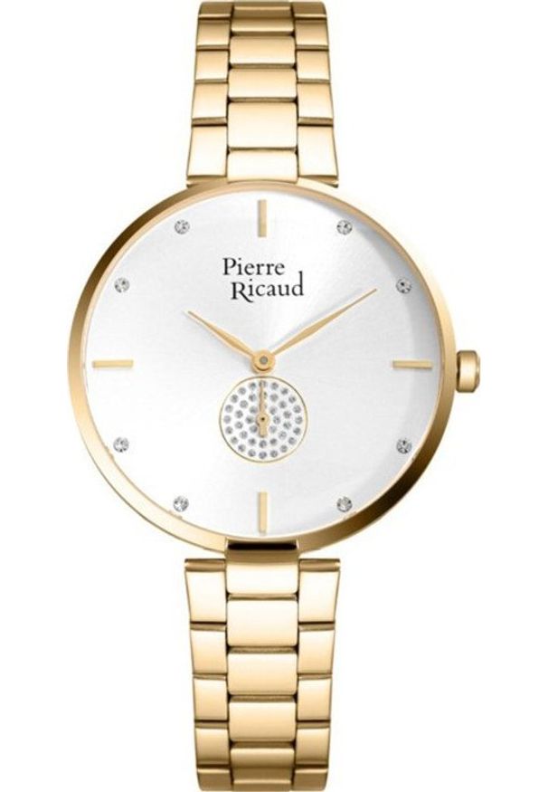 Zegarek Pierre Ricaud Zegarek damski Pierre Ricaud P22066.1193Q CYRKONIE złoty. Kolor: złoty