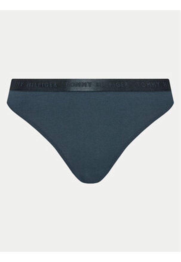 TOMMY HILFIGER - Tommy Hilfiger Komplet 3 par stringów UW0UW04480 Kolorowy. Materiał: bawełna. Wzór: kolorowy