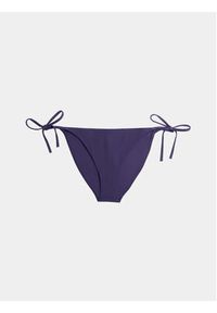 Calvin Klein Swimwear Dół od bikini KW0KW02102 Fioletowy. Kolor: fioletowy. Materiał: syntetyk