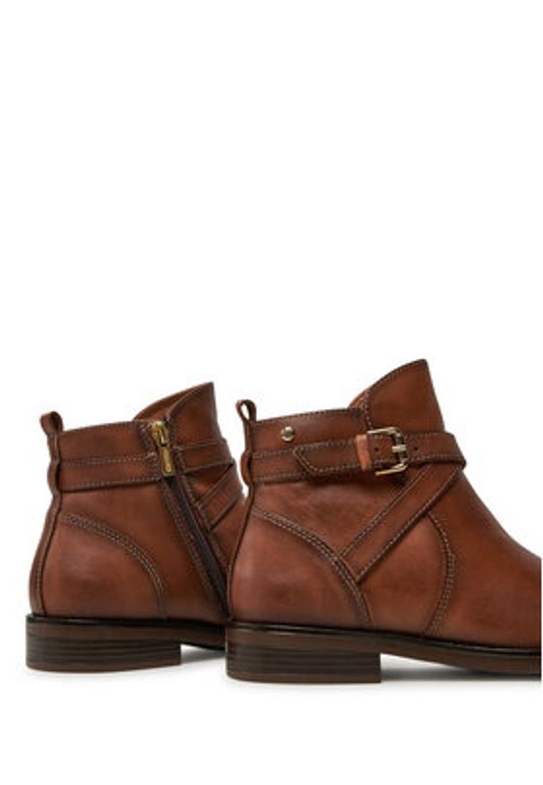 Pikolinos Botki W3C-8869 Brązowy. Kolor: brązowy. Materiał: skóra