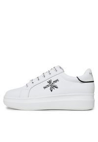 Patrizia Pepe Sneakersy PJ210.06 Biały. Kolor: biały. Materiał: skóra