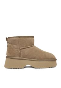 Badura Śniegowce EO-ANIKA-TS6302-01 Szary. Kolor: szary. Materiał: skóra, zamsz #1