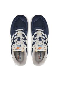 New Balance Sneakersy GC574VPN Niebieski. Kolor: niebieski. Materiał: skóra, zamsz. Model: New Balance 574 #3