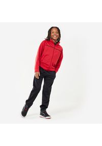 Decathlon - Dres dziecięcy Domyos. Kolor: czarny, czerwony, wielokolorowy. Materiał: poliester, materiał