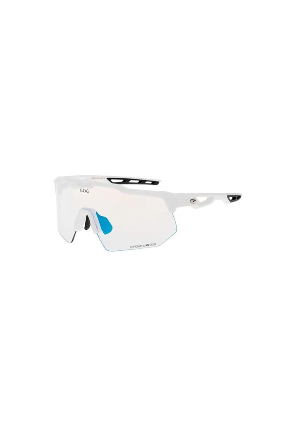 Okulary rowerowe fotochromowe GOG Loki - matt white/black. Kolor: biały. Sport: turystyka piesza