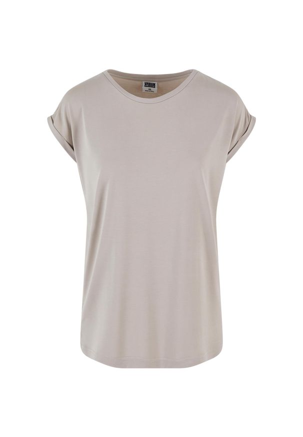 Damska modalna koszulka z długimi ramionami Urban Classics. Kolor: szary. Długość: długie