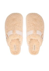 Home & Relax Kapcie AGK21703 Beżowy. Kolor: beżowy. Materiał: materiał #2