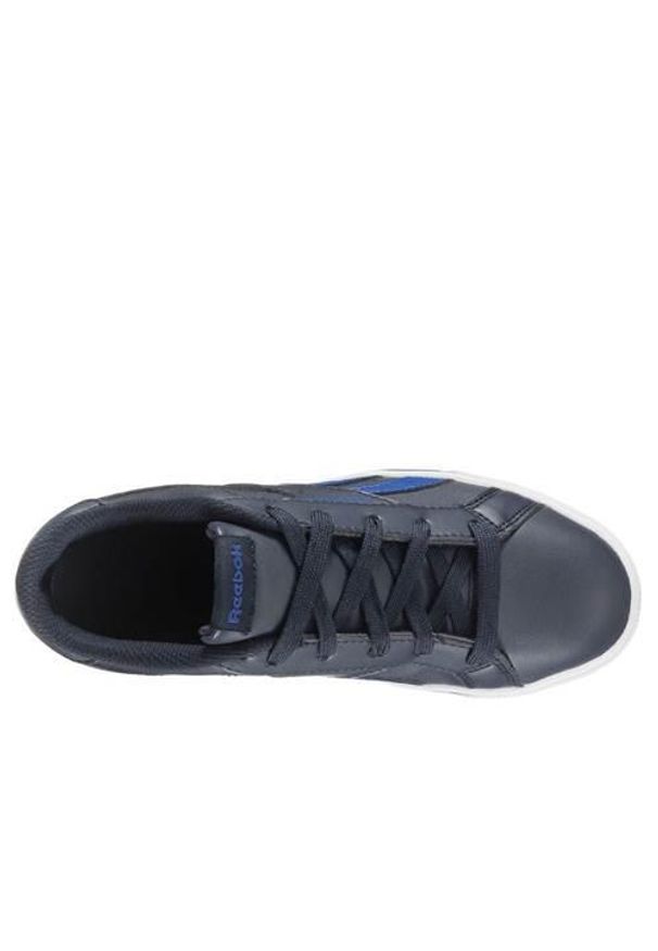 Buty do chodzenia dla dzieci Reebok Royal Comp 2 Collegiate. Zapięcie: sznurówki. Kolor: niebieski. Materiał: materiał, syntetyk, tkanina. Szerokość cholewki: normalna. Model: Reebok Royal. Sport: turystyka piesza