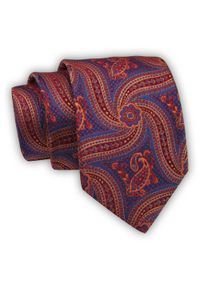 Krawat Alties (7 cm) - Duży Orientalny Wzór. Kolor: wielokolorowy. Materiał: tkanina. Styl: elegancki, wizytowy #1