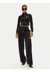 Juicy Couture Bluza Morgan Cross JCBCT224832 Czarny Regular Fit. Kolor: czarny. Materiał: syntetyk #5