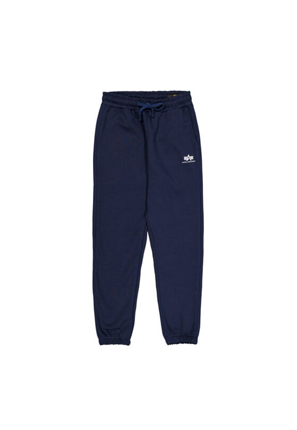 Alpha Industries Spodnie dresowe 156370 Granatowy Regular Fit. Kolor: niebieski. Materiał: bawełna