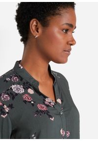 bonprix - Długa tunika z wiskozy. Kolor: zielony. Materiał: wiskoza. Długość: długie #3