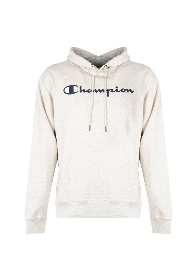 Champion Bluza "Hoodie" | HBGF89HY07718 | Mężczyzna | Szary. Okazja: na co dzień. Typ kołnierza: kaptur. Kolor: szary. Materiał: bawełna, poliester. Wzór: aplikacja. Styl: casual