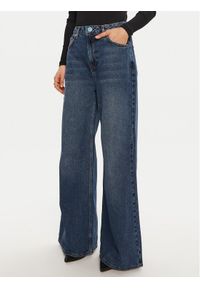 One Teaspoon Jeansy 26644 Niebieski Wide Leg. Kolor: niebieski