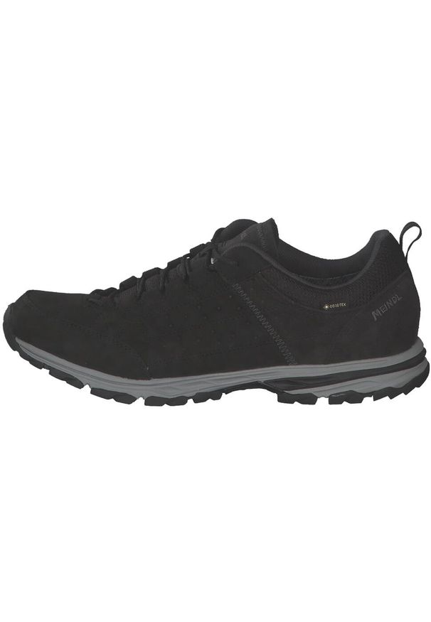 MEINDL - Buty turystyczne męskie niskie Meindl Durban z membrana Gore-Tex. Kolor: czarny, szary, wielokolorowy. Technologia: Gore-Tex. Sport: turystyka piesza