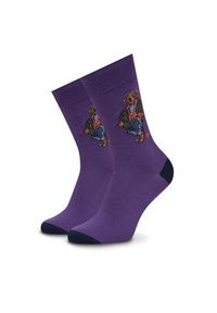 Polo Ralph Lauren Skarpety długie 449973050001 Kolorowy. Materiał: materiał, bawełna. Wzór: kolorowy