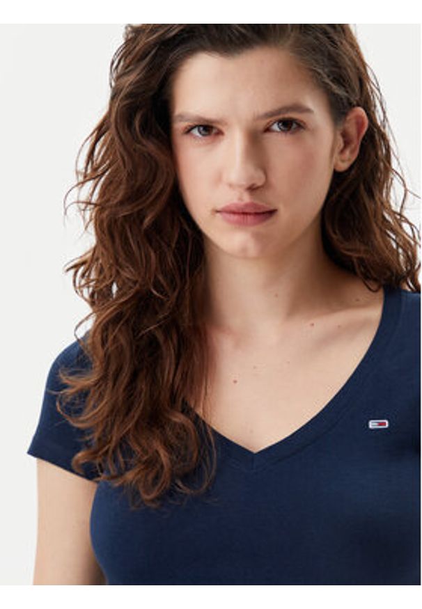 Tommy Jeans Komplet t-shirtów DW0DW21367 Kolorowy Slim Fit. Materiał: bawełna. Wzór: kolorowy