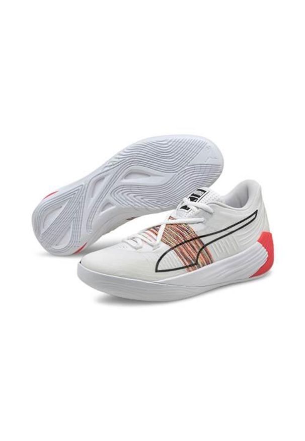 Buty koszykarskie męskie Puma Fusion Nitro Spectra. Zapięcie: sznurówki. Kolor: wielokolorowy. Materiał: materiał, tkanina, syntetyk. Szerokość cholewki: normalna. Sport: koszykówka